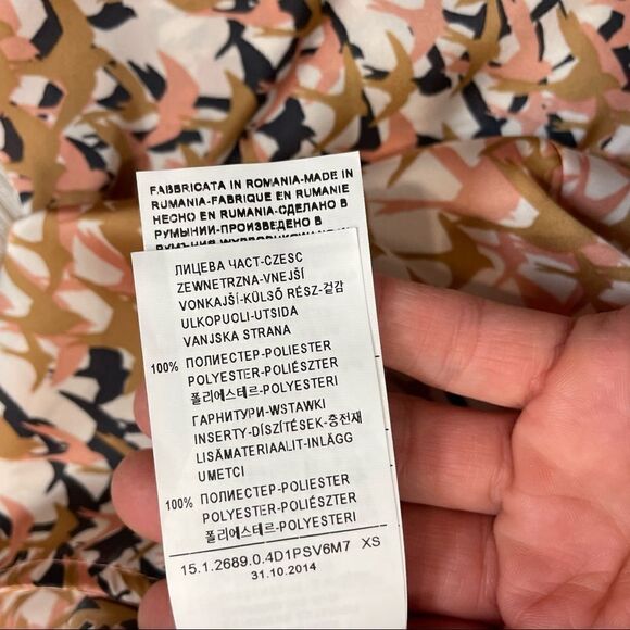 SISLEY Floral Satin Mini Summer Dress - Picture 3 of 9